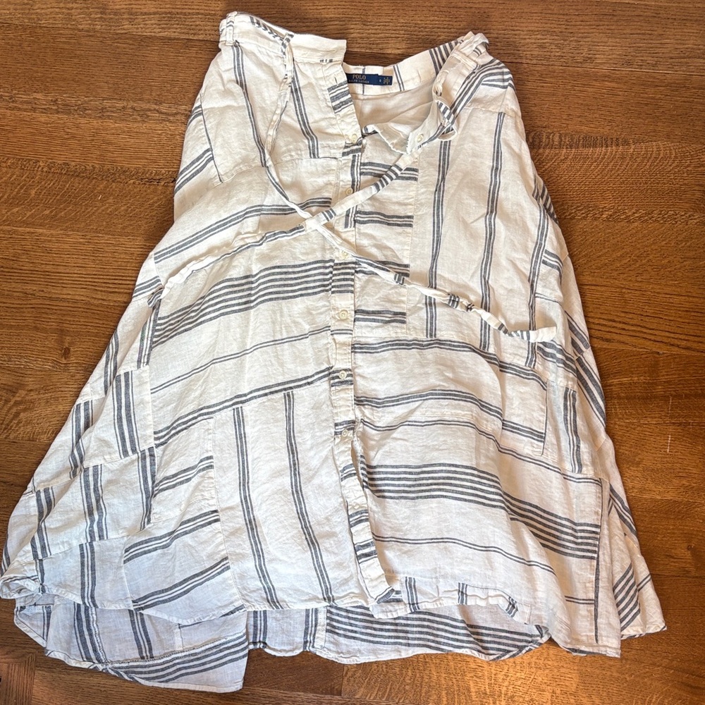 Polo Ralph Lauren linen maxi skirt